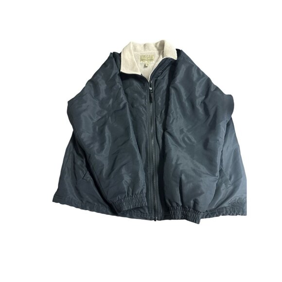 Cabelas Womens Outerwear Jacket 2XL Black Fleece Lined Warm Zip-Up Windbreaker M - Picture 2 of 7